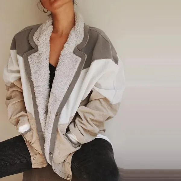 Vintage Striper Women's Cotton Jacket - Leanarea.chimpone.com 