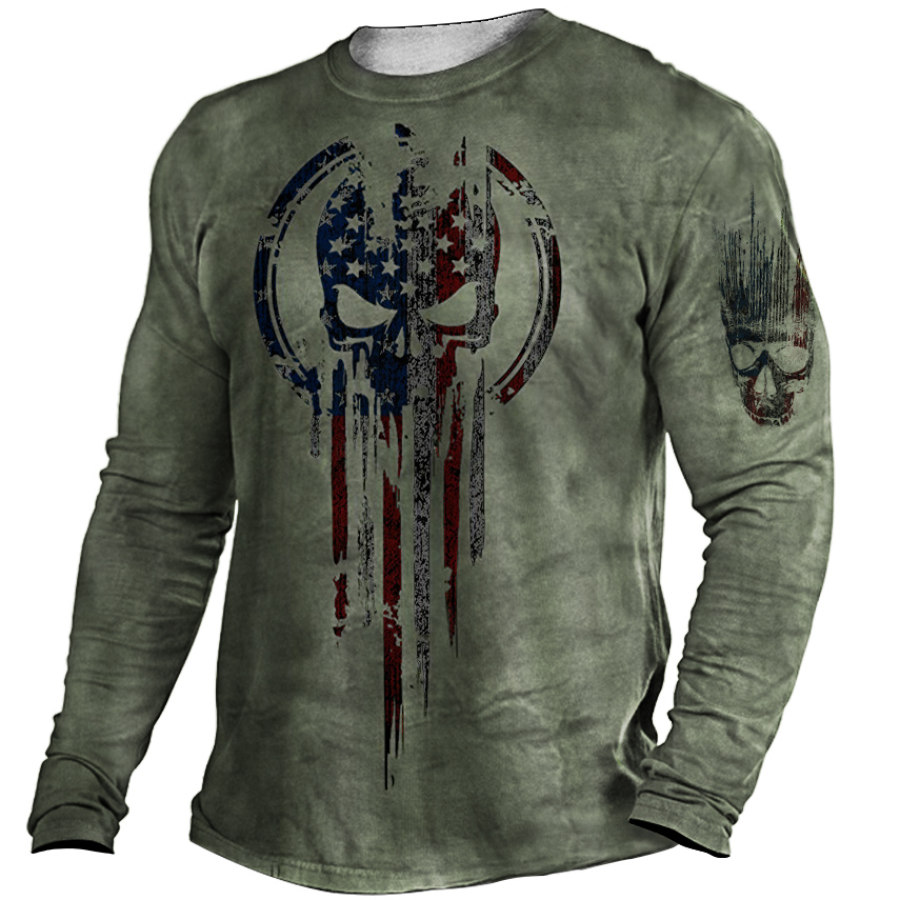 

Men's Retro Comfortable Tactical Casual Long-Sleeved T-shirt