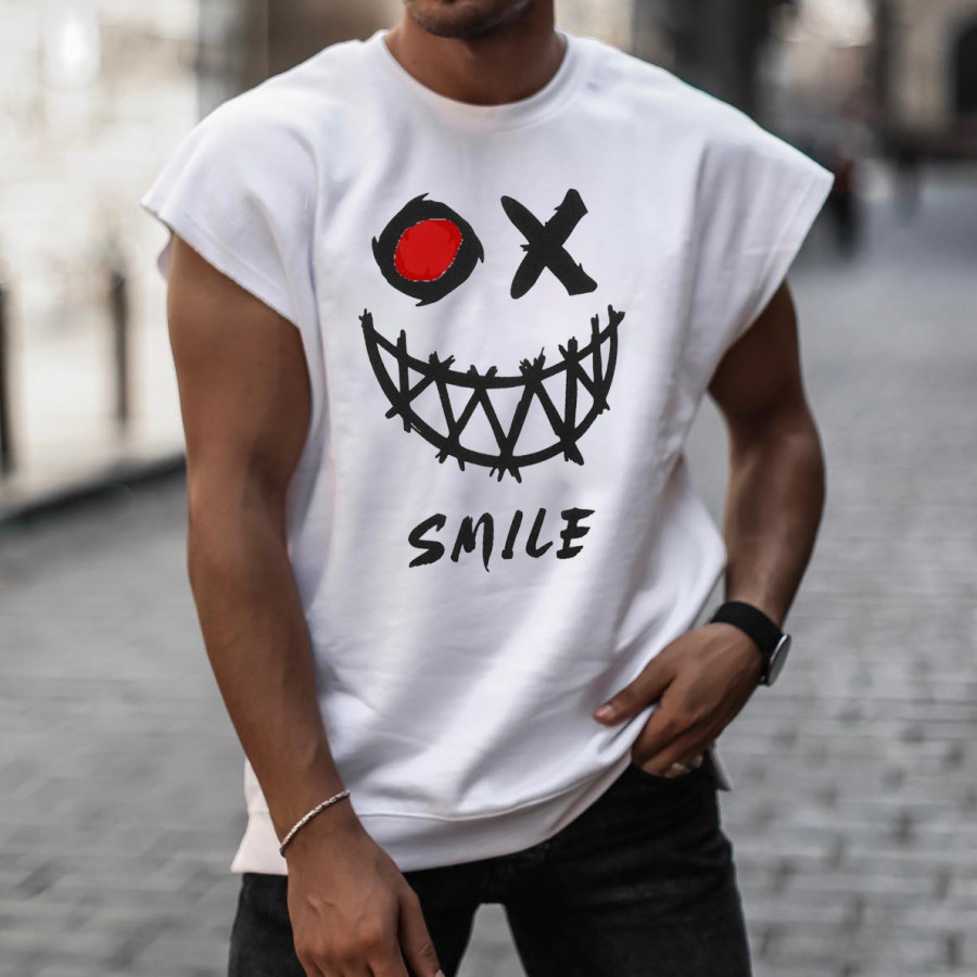 

Men's Fashion Print Casual Tank Top