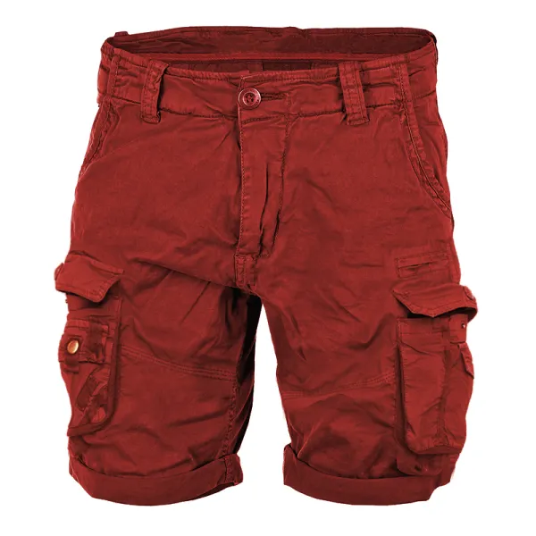 Men's Outdoor Casual Multi-Pocket Shorts - Nikiluwa.com 