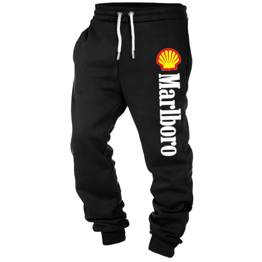 

Men's Sweatpants Racing Graphics Casual Vintage Sports Pants