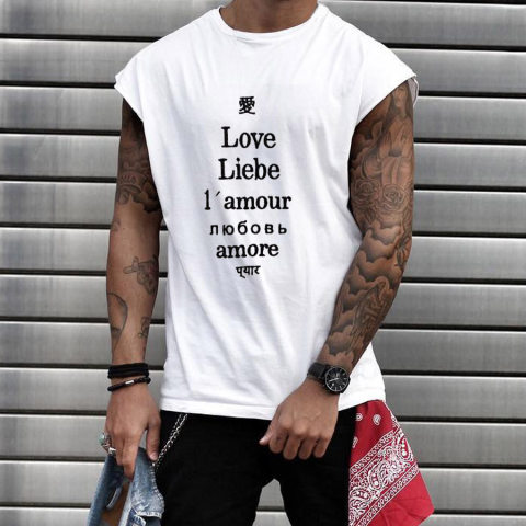 Love Letters Raglan Sleeve Mens T shirt