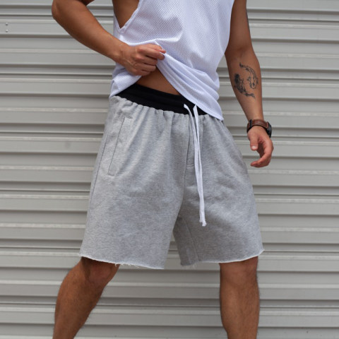 Summer loose cotton pants mens basketball sports five point