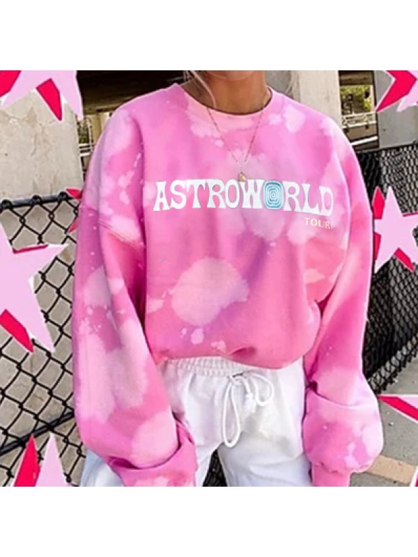 astroworld tie dye sweatpants