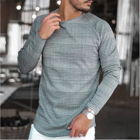 Casual multi color long sleeve T shirt