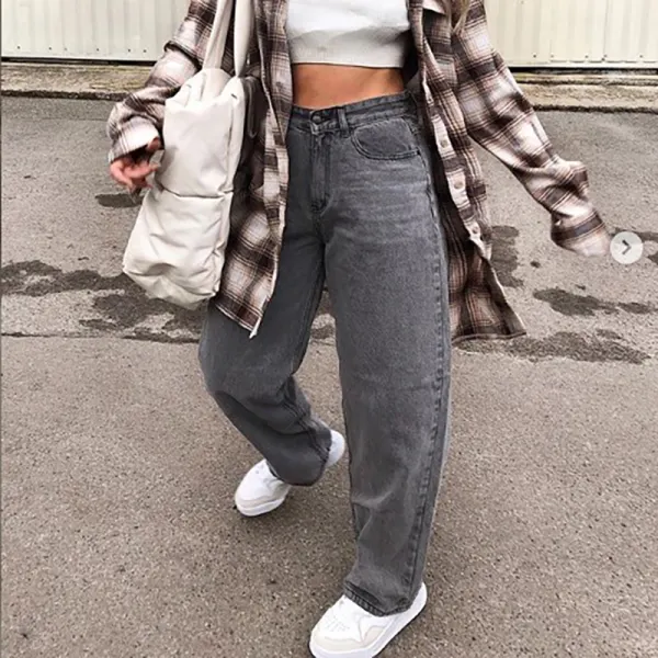 Loose casual jeans WJ13 - Leanarea.chimpone.com 