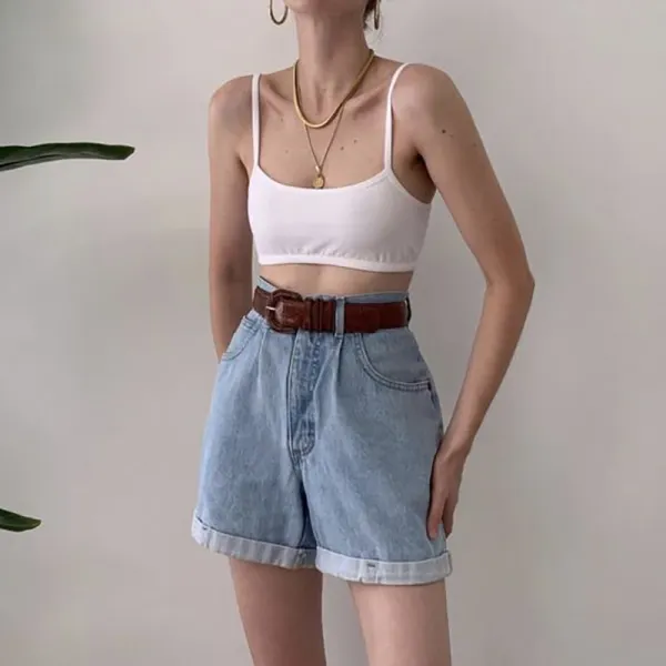 Womens casual loose shorts ss80 - Leanarea.chimpone.com 