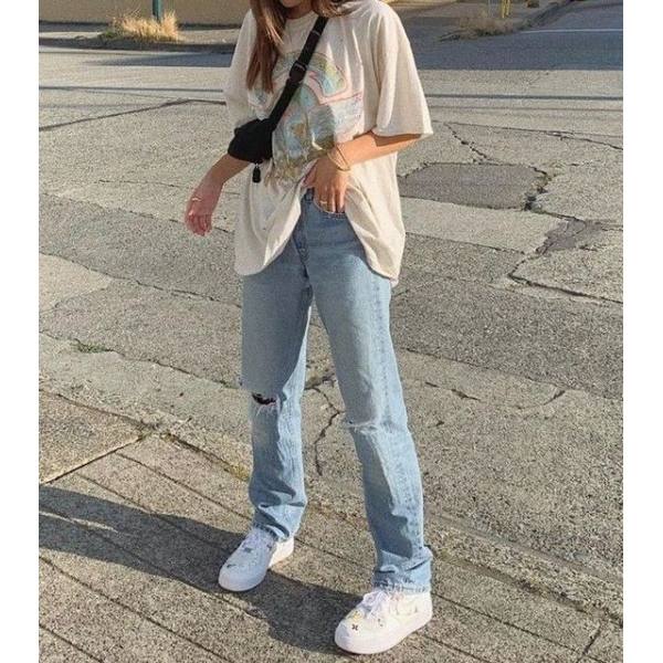 loose casual jeans
