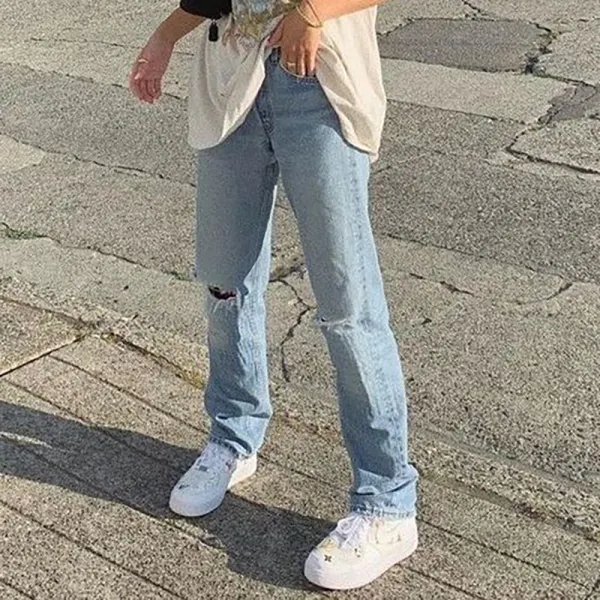 Loose casual jeans WJ13 - Leanarea.chimpone.com 