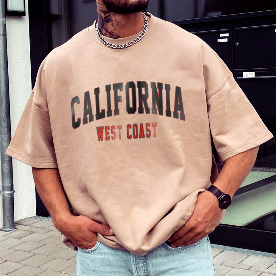 

California Print Men's Vintage T-Shirt