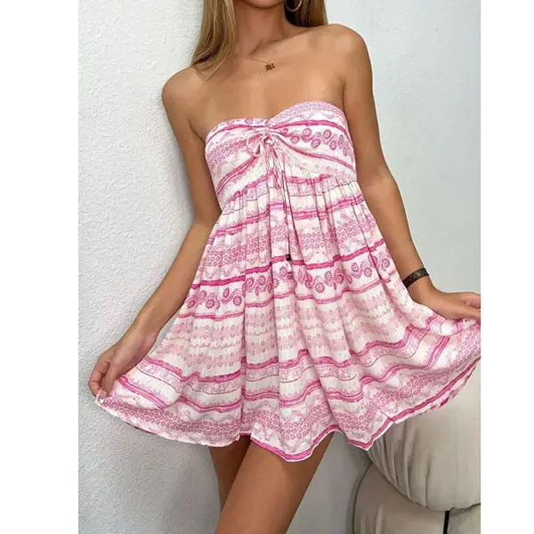 Bohemian Mini Dress - Chrisitina.com 