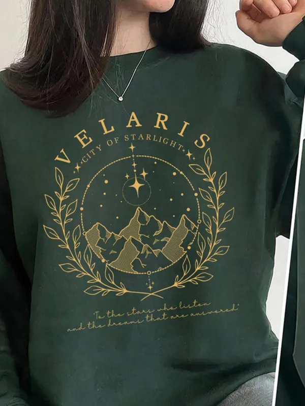 Velaris Sweatshirt, Velaris City Of Starlight Shirt - Machoup.com 