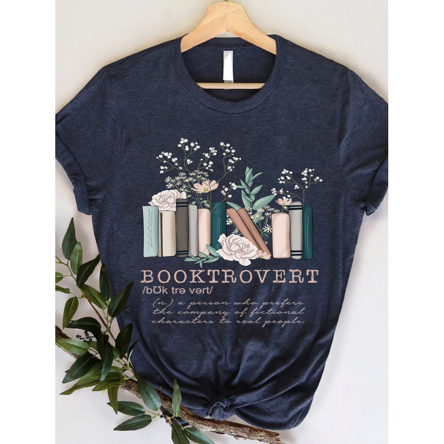 

Booktrovert Book Lovers T-shirt