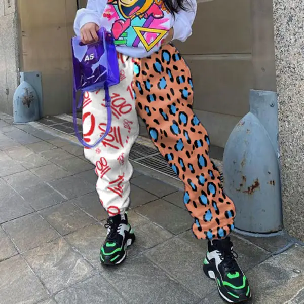 Street Art Print Track Pants - Leanarea.chimpone.com 