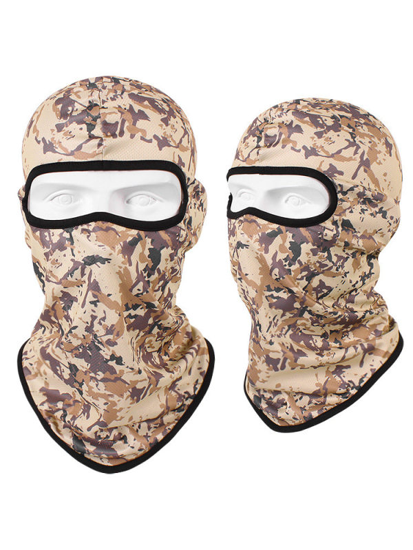 Army Fan Male Outdoor Riding Fishing Camouflage Hood