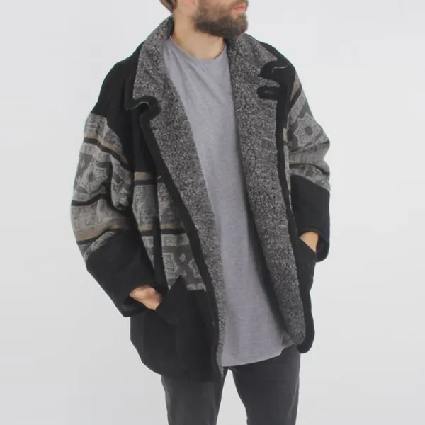 Vintage Striper Men's Cotton Jacket - Leanarea.chimpone.com 