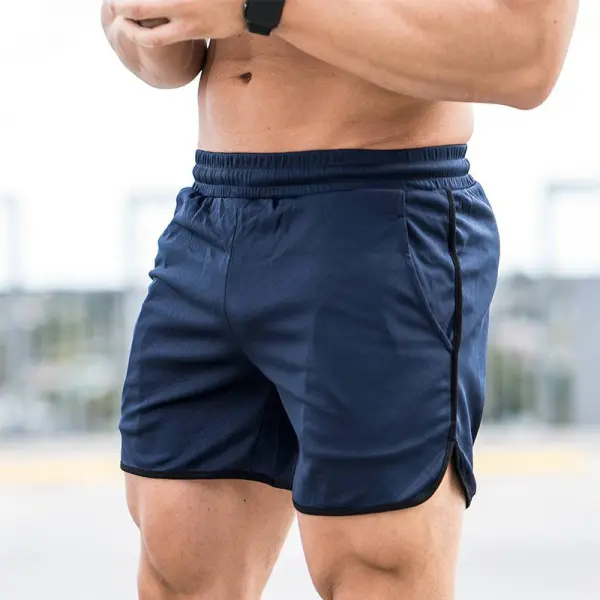 Men's Sporty Casual Active Outdoor Gym Breathable Running Shorts - Mobivivi.com 