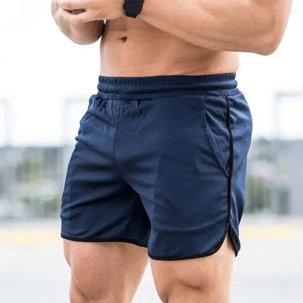 Men's Sporty Casual Active Outdoor Gym Breathable Running Shorts - Honeylop.chimpone.com 