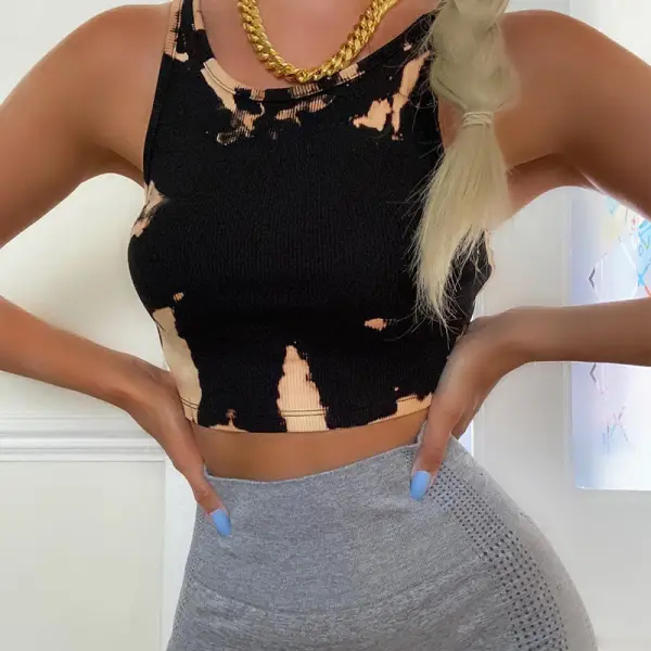 Sexy tie-dye vest - Leanarea.chimpone.com 