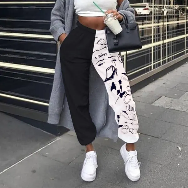 Loose fitness track pants - Leanarea.chimpone.com 