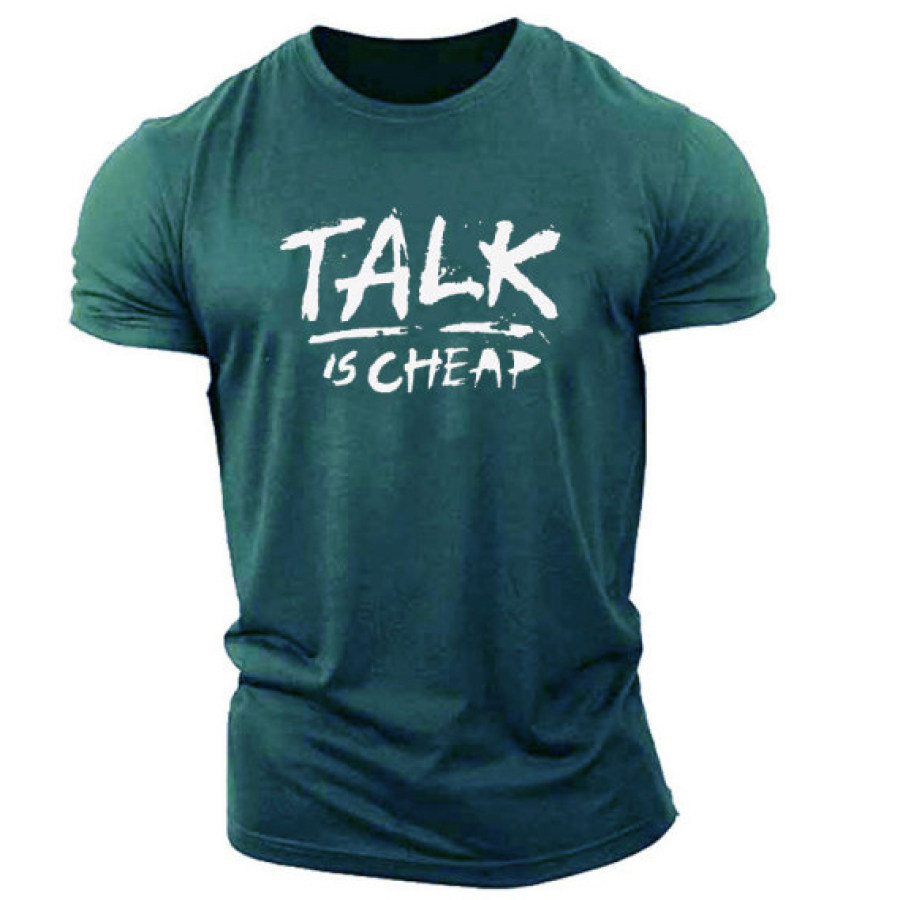 

Men's outdoor quick-drying printed short-sleeved T-shirt