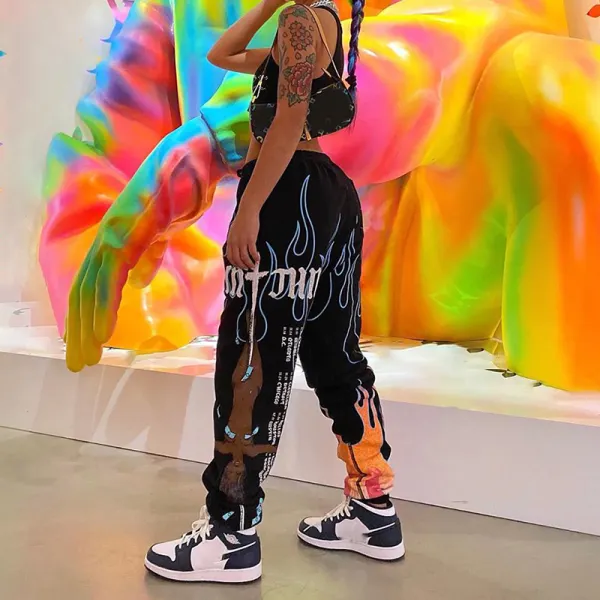 Loose fitness track pants - Leanarea.chimpone.com 