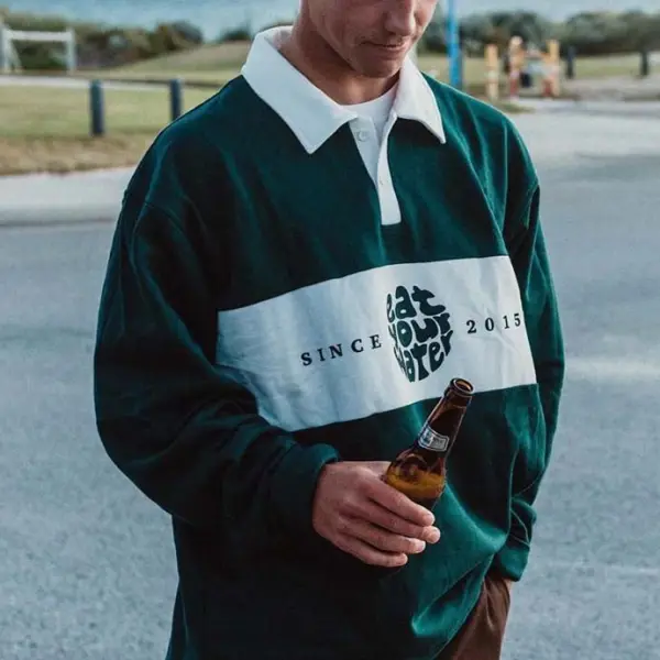 Mens Vintage basic long sleeve sweatshirt - Kalesafe.com 