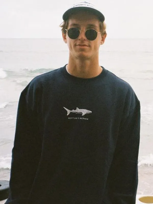 Mens Vintage basic long sleeve sweatshirt - Oasisjoy.com 