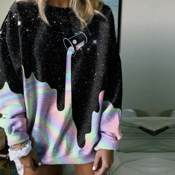 Vintage Basic Long Sleeve Sweatshirt - Leanarea.chimpone.com 