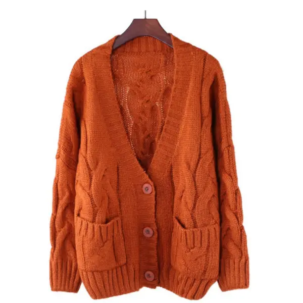 The cardigans of the new womens sweater are rough - Leanarea.chimpone.com 