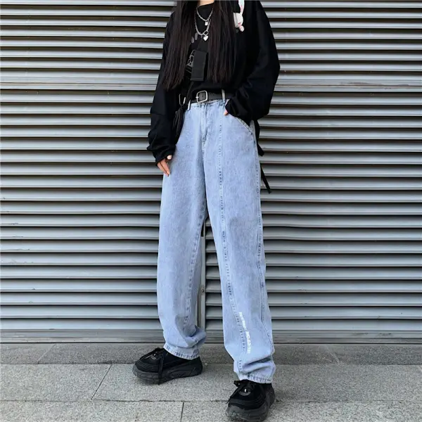 Retro loose jeans - Leanarea.chimpone.com 