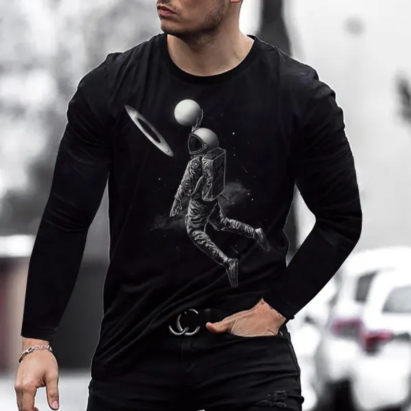 Fashion Universe Planet Long Sleeve T-shirt - Leanarea.chimpone.com 