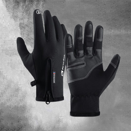 deportes de invierno al aire libre más guantes cálidos de terciopelo