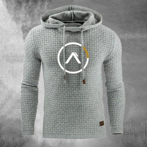 Mens outdoor sports fitness hooded sweater