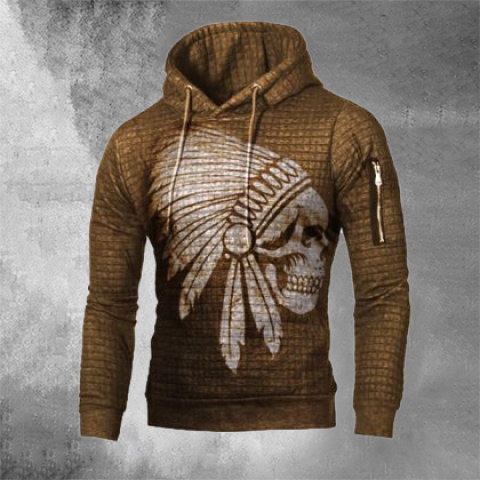 Mens outdoor sports fitness hooded sweater