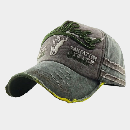 Old Bull Head Explosive Baseball Cap Washed Hat Sun Hat Baseball Cap Sun Hat