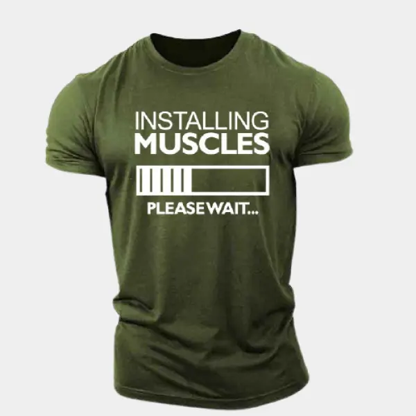Men's fitness short sleeve T-shirt - Blaroken.com 