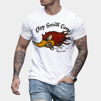 Mens vintage Mr Horsepower fashion print T-shirt