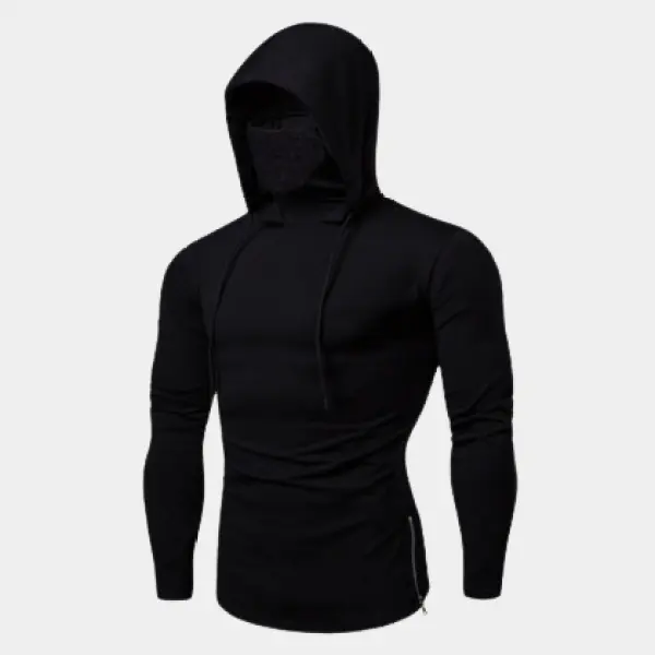 Men's Call of Duty Hooded Long Sleeve T-Shirt Fitness Sweatshirt - Blaroken.com 