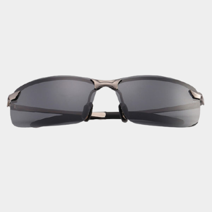 Metal anti-ultraviolet polarized sunglasses