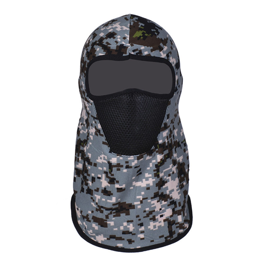 

Outdoor sunscreen camouflage mask