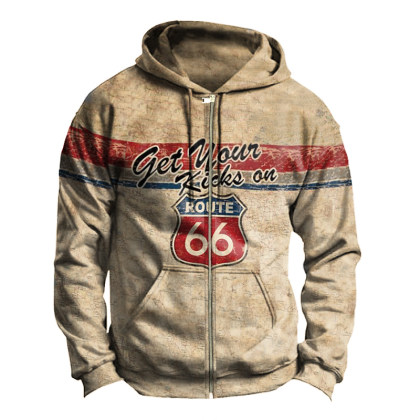 Men's Outdoor Tactical Print Hooded Jacket