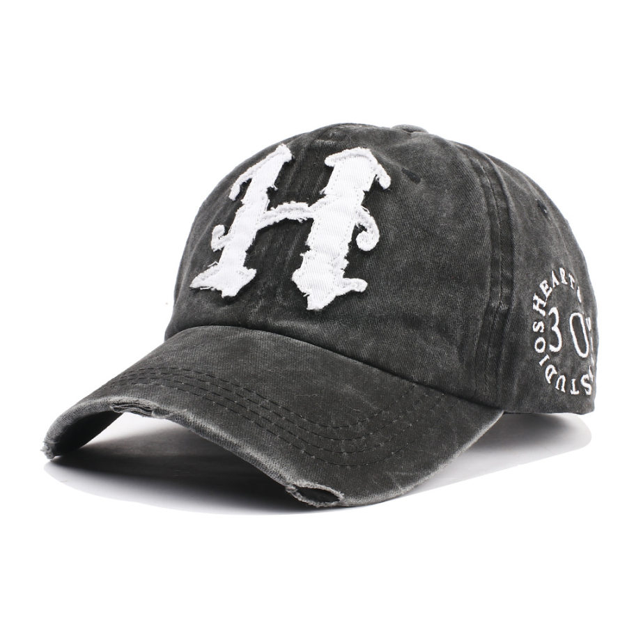 

H Letter Patch Baseball Cap