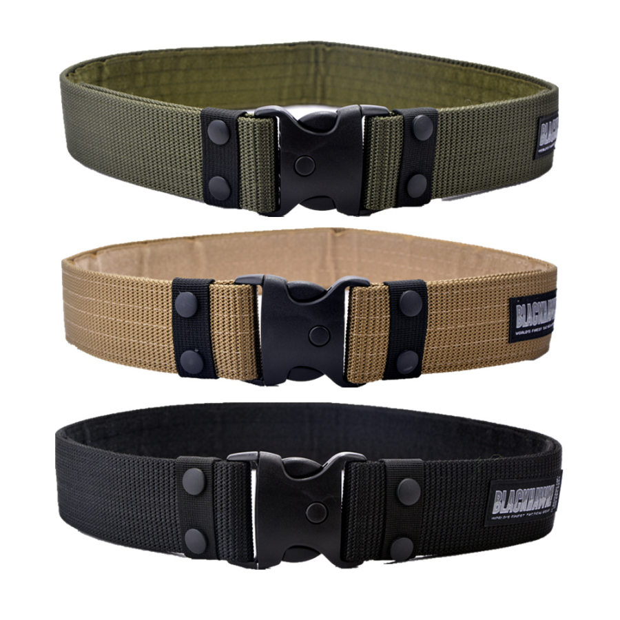 

Men's Smooth Buckle Nylon Lightweight Canvas Belts