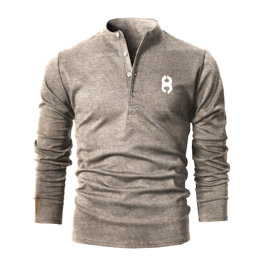

Men's Casual Outdoor Long Sleeves Henley Shirts