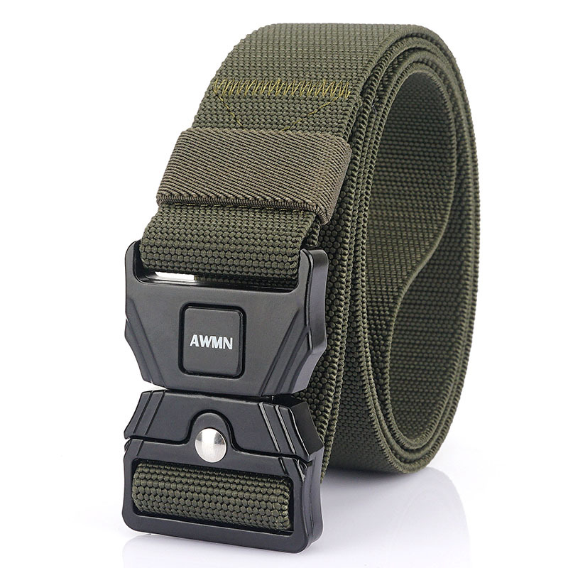 Men's Magnetic Buckle Tactical Chic Outdoor Sports And Leisure Nylon Belt
