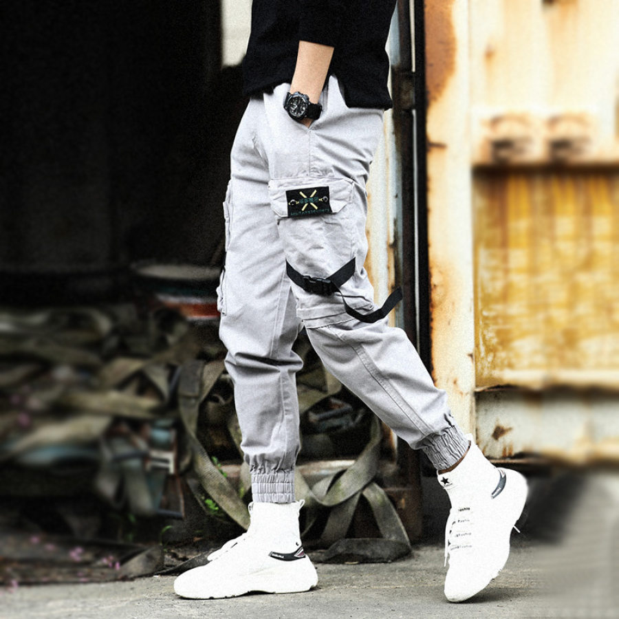 

Fashion Casual Stitching Overalls