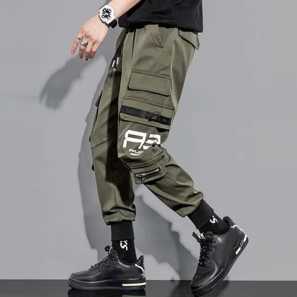 Casual Pocket Bunched Trousers - Sanhive.com 
