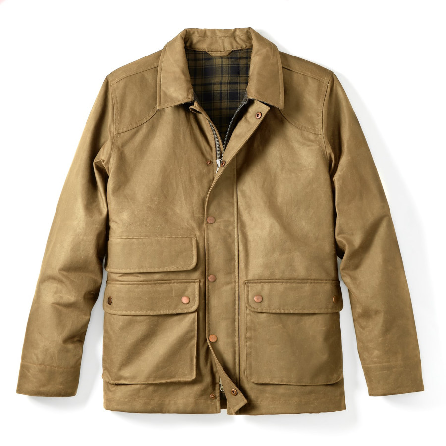 

Flannel-lined Waxed Hudson Jacket