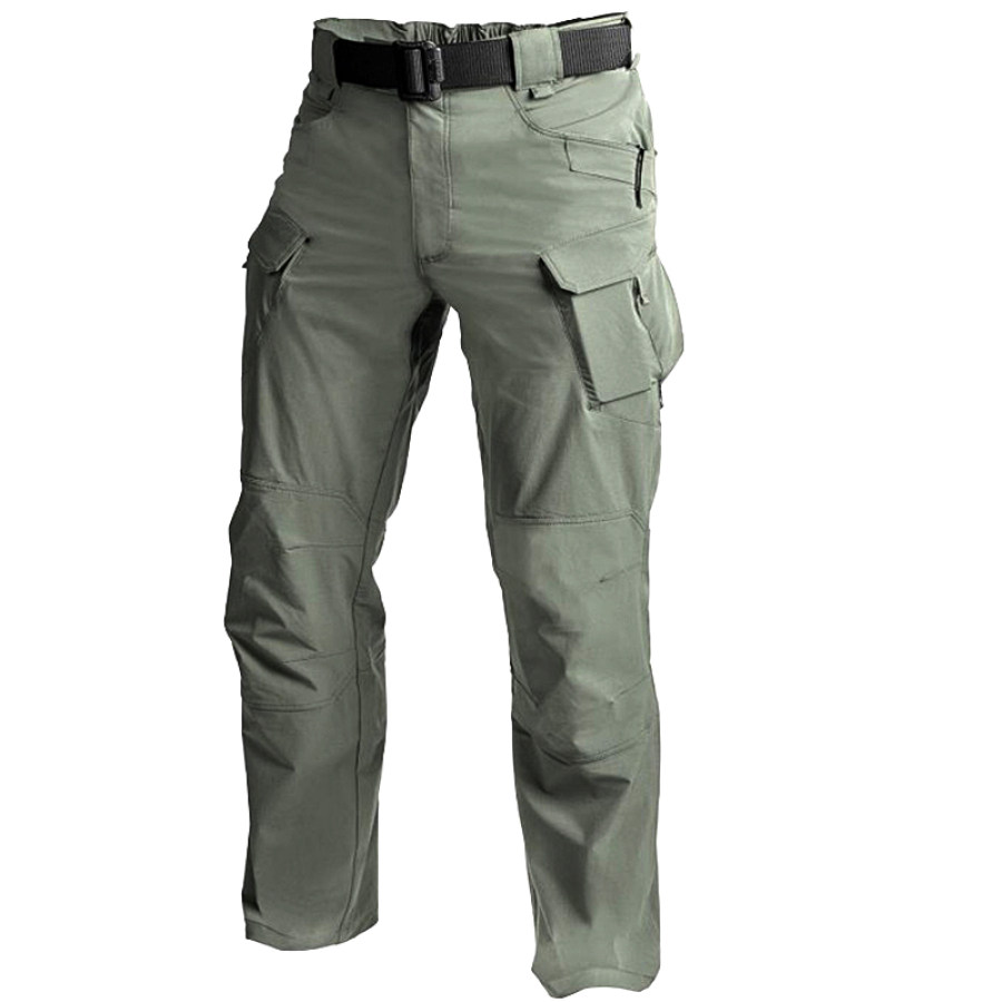 

Men's Outdoor Sports Stitching Multi-pocket Work Trousers